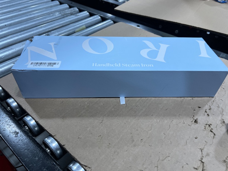 Photo 1 of Nori Press Travel Steam Iron - Handheld Iron With Optional Steam Feature - No Ironing Board Required - Easy to Use w/ 6 Fabric Settings - Removes Wrinkles - User Manual Included -White