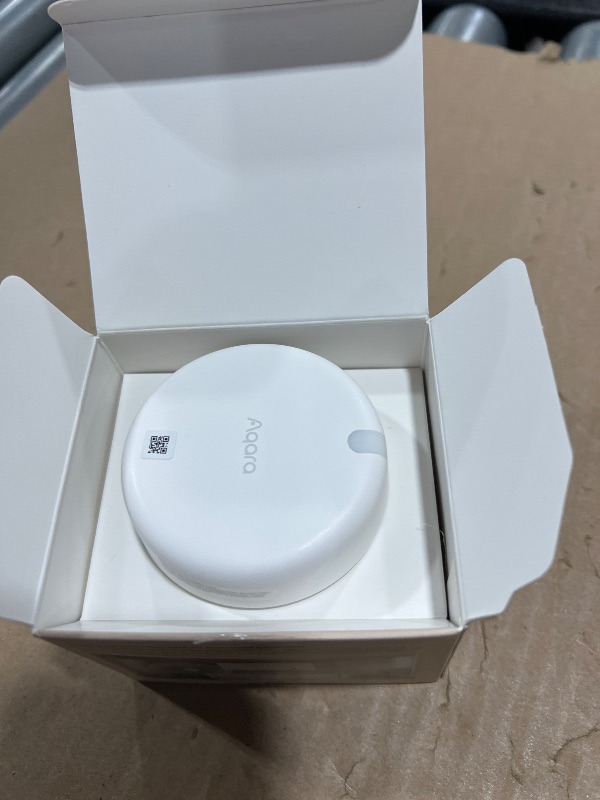 Photo 1 of Aqara Presence Sensor FP2, mmWave Radar Wired Smart Motion Sensor, Zone Positioning, Multi-Person & Fall Detection, Supports HomeKit, Alexa, Google Home, and Home Assistant, 2.4 GHz Wi-Fi Required