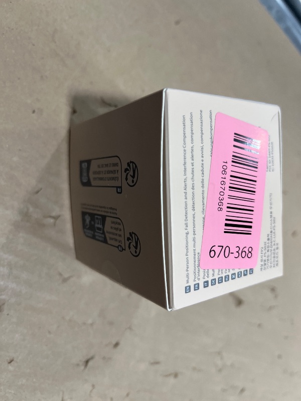 Photo 1 of Aqara Presence Sensor FP2, mmWave Radar Wired Smart Motion Sensor, Zone Positioning, Multi-Person & Fall Detection, Supports HomeKit, Alexa, Google Home, and Home Assistant, 2.4 GHz Wi-Fi Required