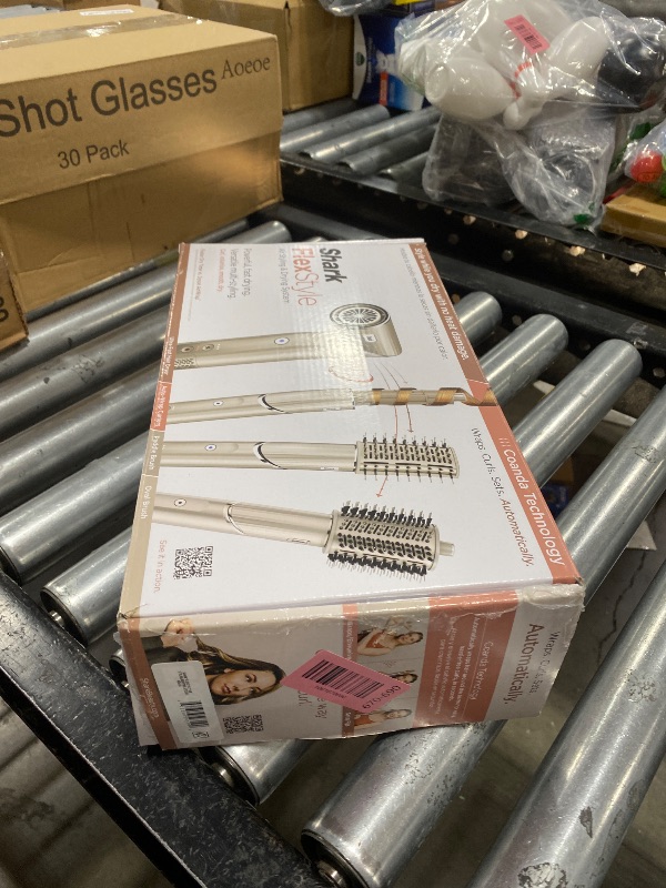 Photo 1 of Shark HD430 FlexStyle Air Styling & Drying System, Powerful Hair Dryer Brush & Multi-Styler with Auto-Wrap Curlers, Paddle Brush, Oval Brush, Concentrator Attachment, Stone