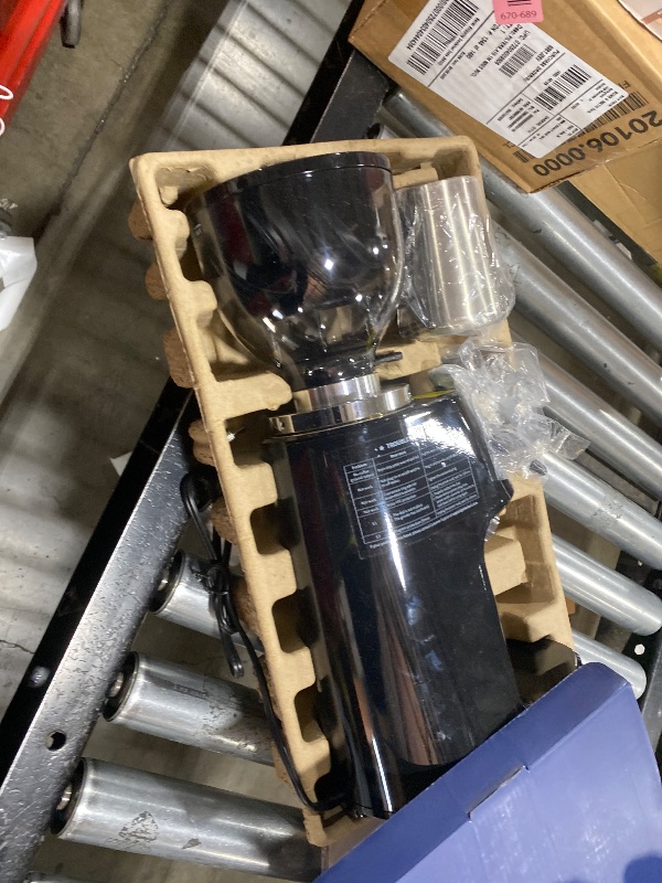 Photo 1 of SHARDOR Professional 64mm Burr Coffee Grinder with 100 Grind Settings and All-Metal Chamber, Coffee Bean Grinder with Adjustable Electronic Timer and LED Display, Anti-Static,Black