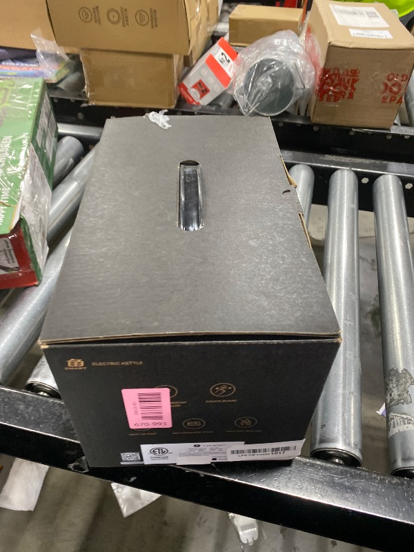 Photo 1 of NON FUNCTIONAL - PARTS ONLY -----------------------TIMEMORE Fish Smart Electric Coffee Kettle 600ML, Gooseneck Pour Over Kettle for Coffee and Tea Variable Temperature Control, Home Edition Black