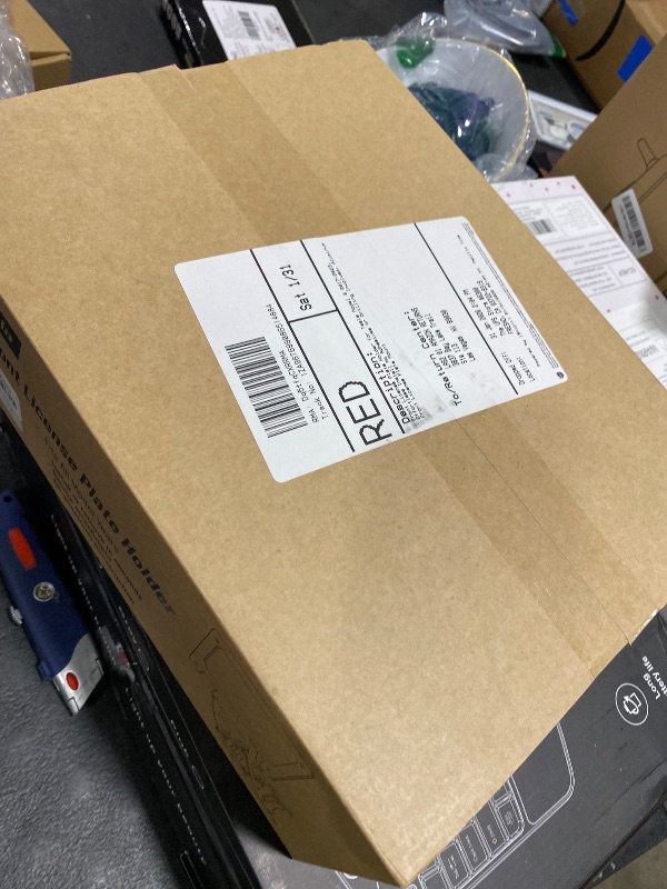 Photo 1 of Front License Plate Holder for Tesla Model 3 (2017-2023), Effortless Install No Adhesives or Drilling Involved, Aluminum Front License Plate Mount