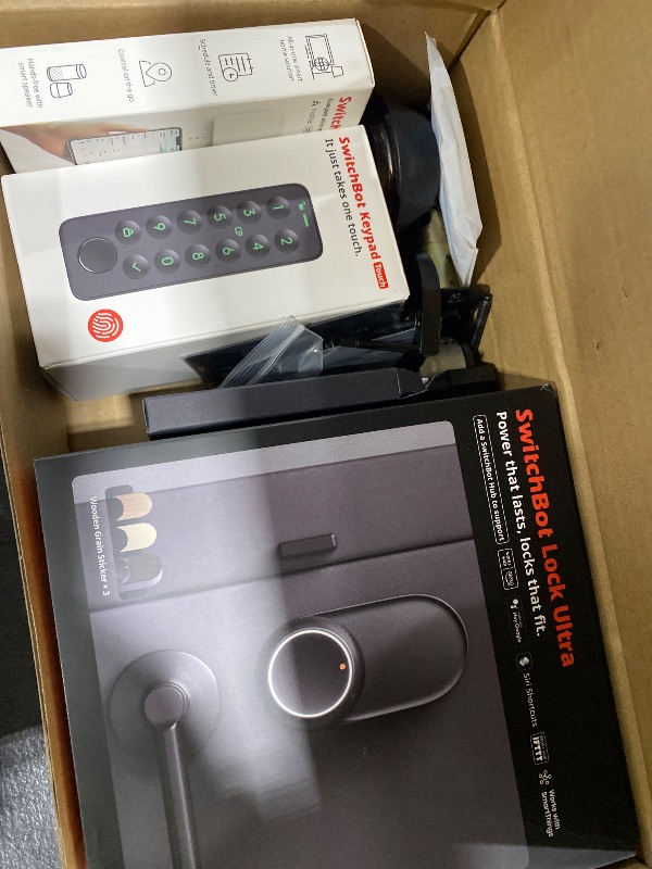 Photo 1 of Smart Lock Ultra with Keypad,Fingerprint Door Lock, App Remote Control, Built-in WiFi Keypad Deadbolt, Auto Unlock, Waterproof&Easy Install,Supports Alexa and Google (Lock Ultra Touch Combo)