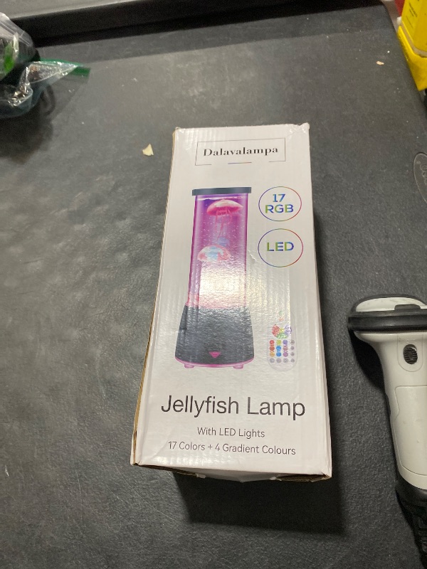 Photo 1 of Dalavalampa 17 Colors Changing Jellyfish lamp with Remote - Jellyfish Tank Table Lamp, LED Night Light for Kids Adults, Aquarium Mood Lamp Home Decor, Party Christmas Gifts for Women Men