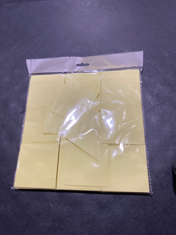 Photo 1 of (18 Pads) Pop Up Sticky Notes 3x3 Refills, Yellow Strong Adhesive Post, Suitable for Home, Office, School, Clean Removal