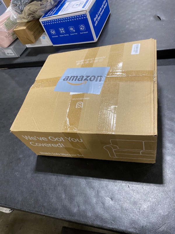 Photo 1 of CHUN YI 7 Piece Couch Covers Sofa Covers Washable, Stretch Sofa Slipcovers for 3 Cushion Couch with Seperate Backrest and Cushion Covers, Anti Slip Furniture Protector for Dogs Pets (Large, Dark Blue)