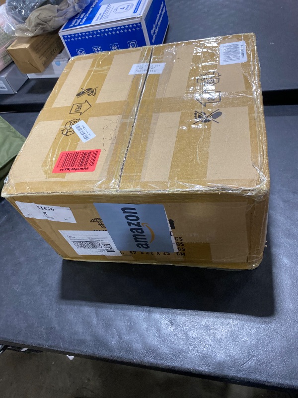 Photo 1 of Hushee 8 Pcs Acrylic Candelabra Centerpieces 5 Arm Clear Candelabra Candle Holder Crystal Taper Candlestick with Rectangular Base Party Table Decoration Fit 0.87'' LED Candle(Classic)