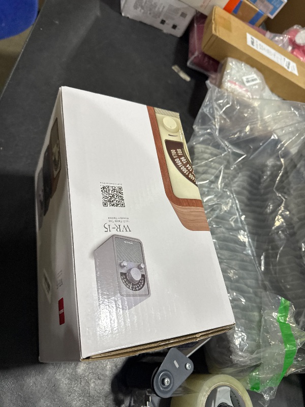 Photo 1 of AM/FM Table Top Wooden Radio (Walnut)