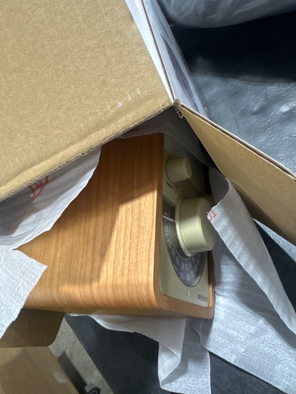 Photo 1 of AM/FM Table Top Wooden Radio (Walnut)