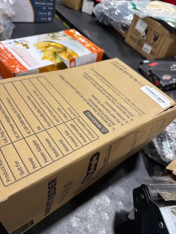 Photo 1 of PAPIFEED Automatic Cat Feeder with 720p HD Camera & Night Vision, Two-Way Audio, 6L Smart Feeder with App Control via 2.4G WiFi, Easy Clean Detachable, Schedule 1-10 Meals/Day for Cats & Dogs - Black