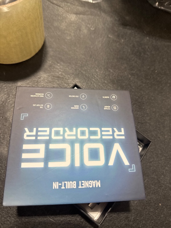 Photo 1 of 72GB(5200Hours) Magnetic Voice Activated Recorder - Digital Voice Recorder with DSP 5.0 AI-Intelligent Noise Cancellation, Smart Tap Recording Device Portable for Lectures Meetings Interviews Classes