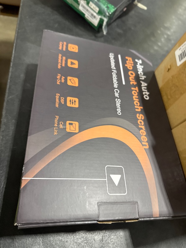 Photo 1 of [Motorized] Y-METDRIVING 7 INCH Single Din Flip Out Touchscreen Car Stereo with Wireless Apple Carplay & Android Auto,Screen Foldable Car Audio Receiver with Bluetooth 5.0/FM/AM/USB(TH0029)