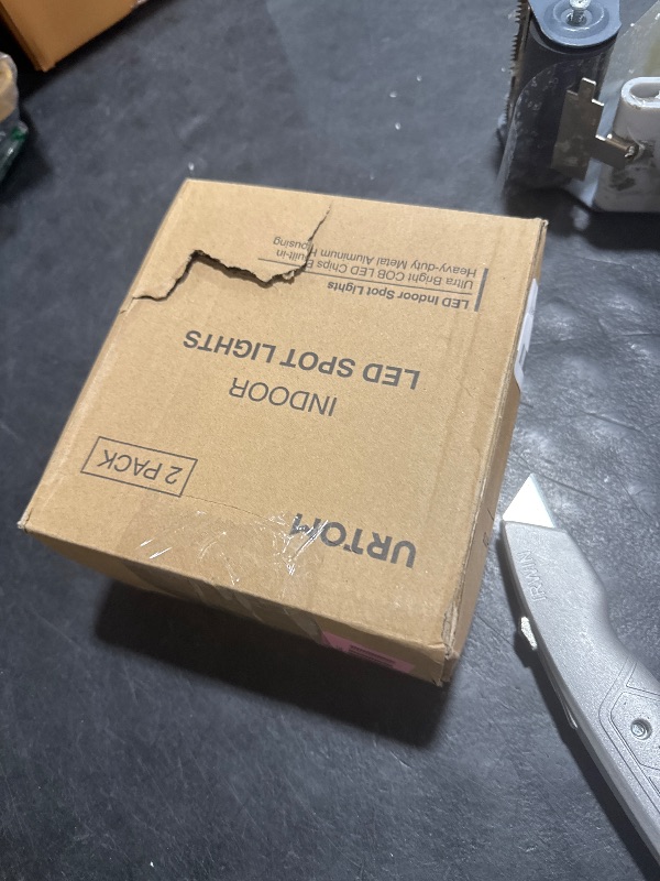 Photo 1 of URTOM 2 Pack Dimmable LED Uplights Indoor, 3000K/4000K/5000K Adjustable Spot Lights Indoor for Plants, Pictures, Artwork with 10 FT Plug Cord