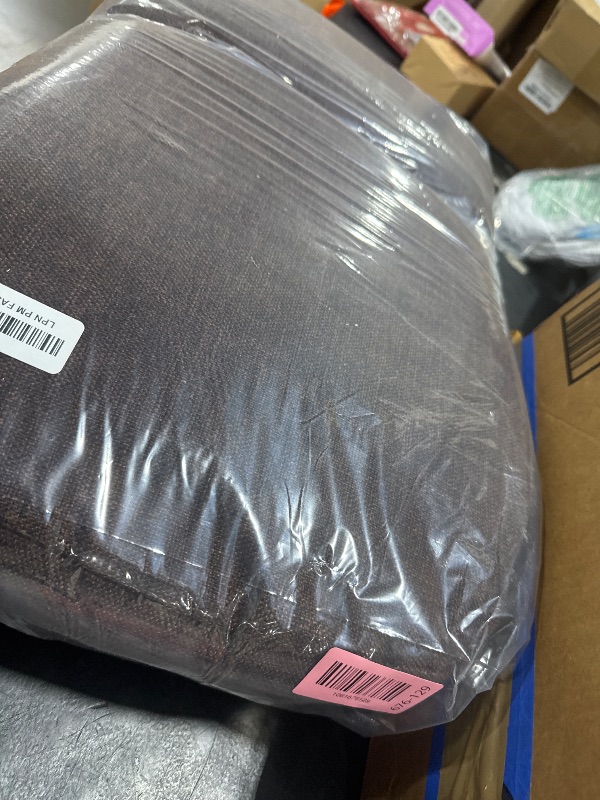 Photo 1 of FlyGulls Metal Chair Cushions for Dining Chairs 2" Thick Kictchen Chair Cushions Non Slip Chair Pads with Ties for Metal Dining Chairs Set of 4 14" x 14" Brown