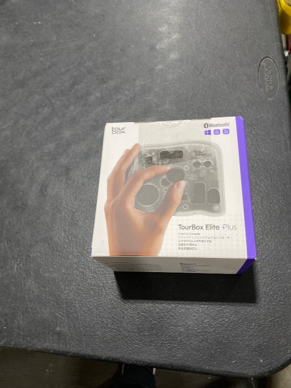 Photo 1 of TOUR BOX Elite Plus - iPad Drawing Bluetooth Controller, Video Editing Photo Color Grading Speed Editor, Programmable Creative Console Keyboard for DaVinci Procreate Adobe Softwares and More