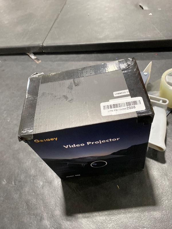 Photo 1 of [Built-in Apps/GoogIe TV/1500ANSI] Smart Projector 4K Supported with WiFi and Bluetooth, GoogIe Voice, Zoom&Keystone, 180°Stand, HDR10, Goiaey C26 Portable Mini Projector for Movie/Home Theater Use