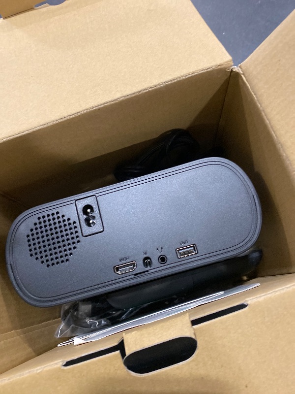 Photo 1 of [Built-in Apps/GoogIe TV/1500ANSI] Smart Projector 4K Supported with WiFi and Bluetooth, GoogIe Voice, Zoom&Keystone, 180°Stand, HDR10, Goiaey C26 Portable Mini Projector for Movie/Home Theater Use