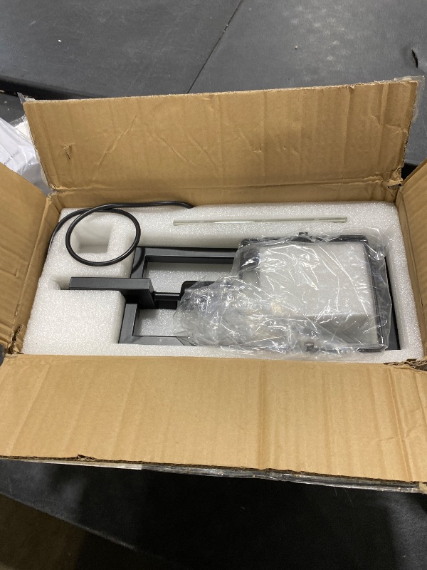 Photo 1 of Shine LUEST Modern LED Ceiling Lights for Bedroom 26" Dimmable Square Ceiling Lights for Living Room with Remote Control Black Bedroom Light Fixture for Kitchen,Bathroom,Balcony