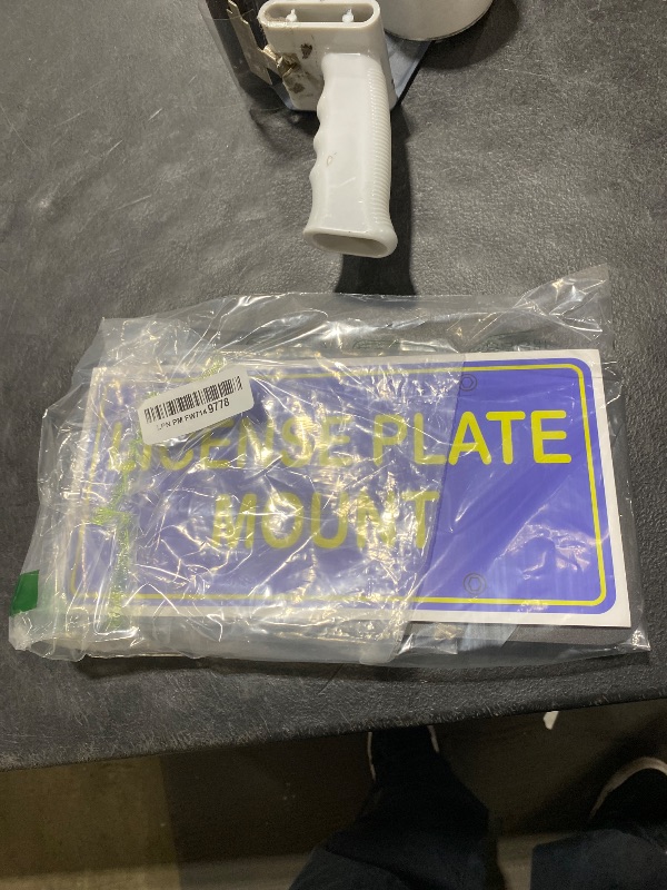 Photo 1 of Heavy Duty Front License Plate Holder Compatible with BMW X3 2018-2025 [G01] | xDrive and sDrive No Drill Tow Hook License Plate Frame Replacement Bracket with Mounting Kit for Easy Installation