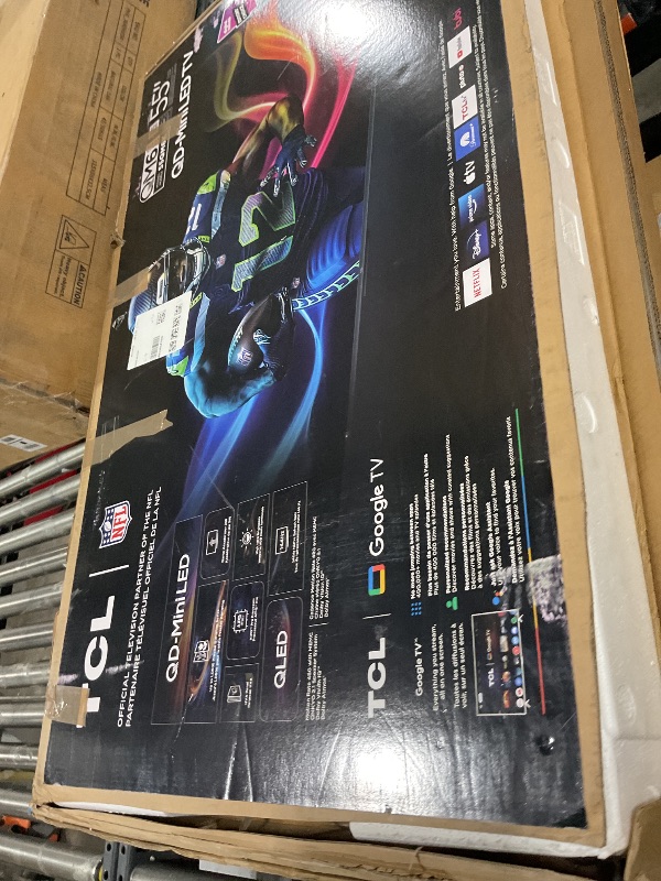 Photo 1 of TCL 55 Inch Class QM6K Series | Mini LED QLED 4K HDR | 55QM6K, 2025 Model | 120HZ-144HZ High Brightness Smart Google TV Dolby Atmos Onkyo Audio | Voice Remote Alexa Gaming Streaming Television