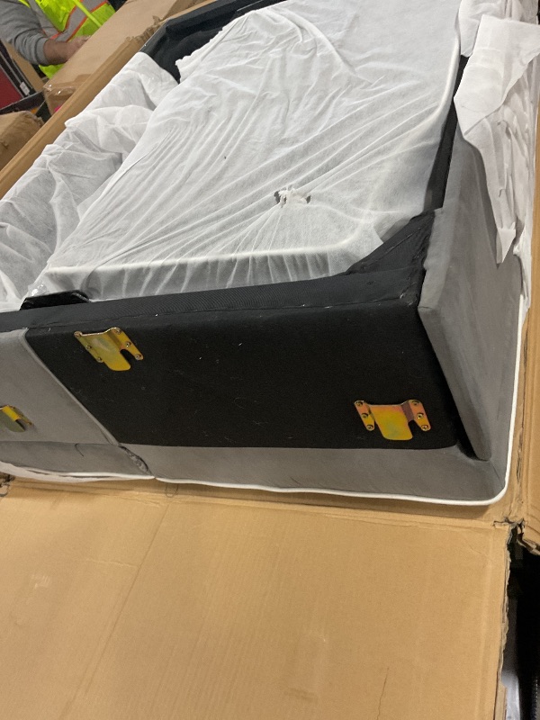 Photo 1 of tiramisubest Convertible Sofa Bed, Sleeper Sofa with Side Pocket, Adjustable Backrest, Living Room Sofa with Phone Holder, Pull Out Couch, Loveseat with Cup Holder and USB Interface (Velvet, Gray)