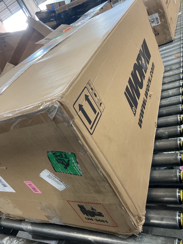 Photo 1 of WORX Nitro 21" Cordless Lawn Mower, Brushless Electric Mower for 1/2 Acre, Push Lawn Mower with 7-Position Height Adjustment, 2 × 5.0 Ah Batteries & Charger Included, WG752