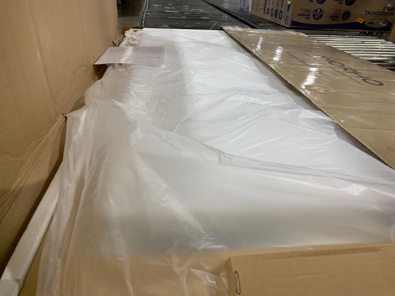 Photo 1 of Amorho Bathroom Mirror, 60 X36 Inch Wall Mirror, Oak Wood Grain Metal Framed, Anti-Rust, Hang Horizontally/Vertically, Suitable for Bedroom, Farmhouse, Bathroom, Decorative