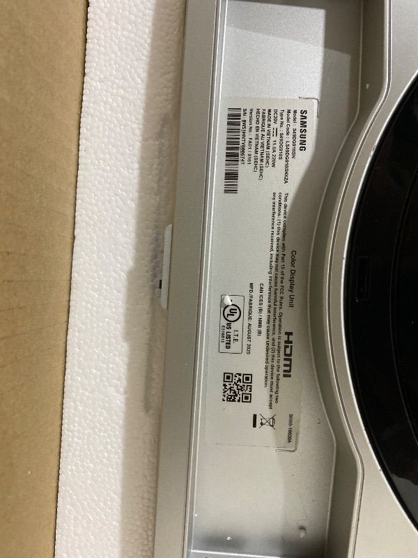 Photo 1 of MISSING CORD, DOES NOT WORK, FOR PARTS ONLY**********Samsung 49" Odyssey OLED G9 (G91SD) Dual QHD QD-OLED G-Sync Compatible Curved Gaming Monitor, 144Hz, 0.03ms, AMD FreeSync Premium Pro, Ergonomic Stand, 3 Year Warranty, LS49DG910SNXZA, 2024