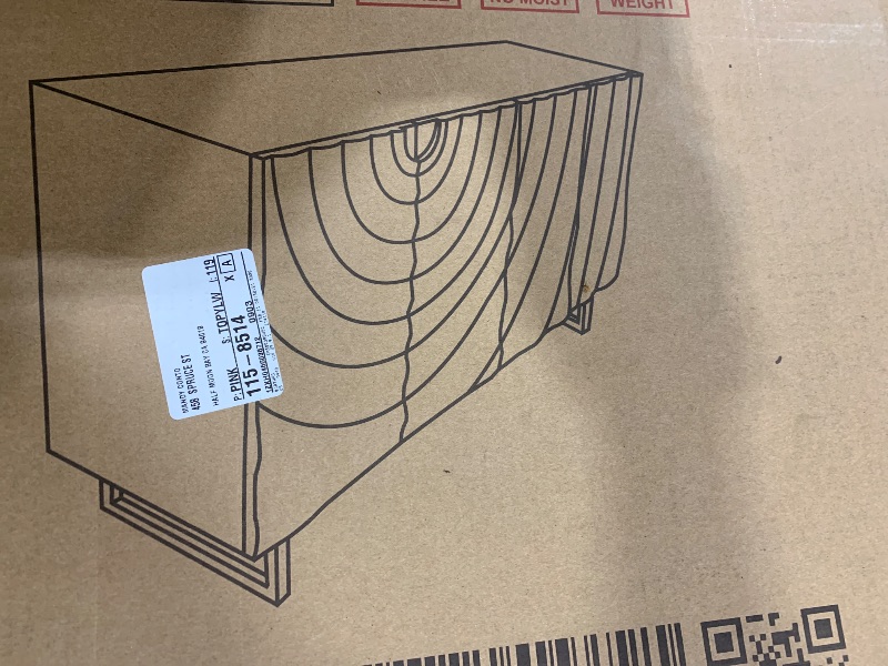 Photo 1 of LARGE BROWN WOODEN TABLE DESK DRESSOR