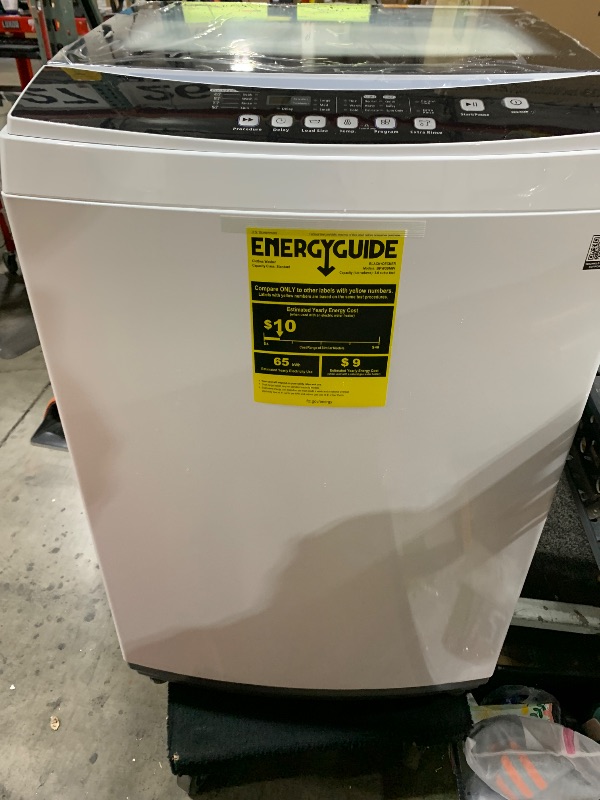 Photo 1 of BLACK+DECKER 3.0 Cu. Ft. Portable Washer, 26.5 lb. Capacity Washing Machine, 6 Cycles, Quick Connect Sink Adapter and Drain Hose Included, Transparent Lid & LED Display, BPW30MW, White