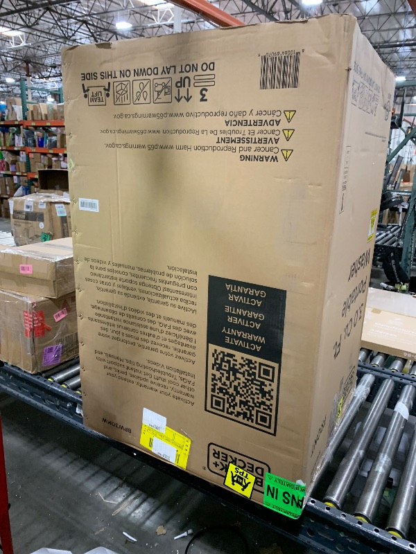 Photo 1 of BLACK+DECKER 3.0 Cu. Ft. Portable Washer, 26.5 lb. Capacity Washing Machine, 6 Cycles, Quick Connect Sink Adapter and Drain Hose Included, Transparent Lid & LED Display, BPW30MW, White