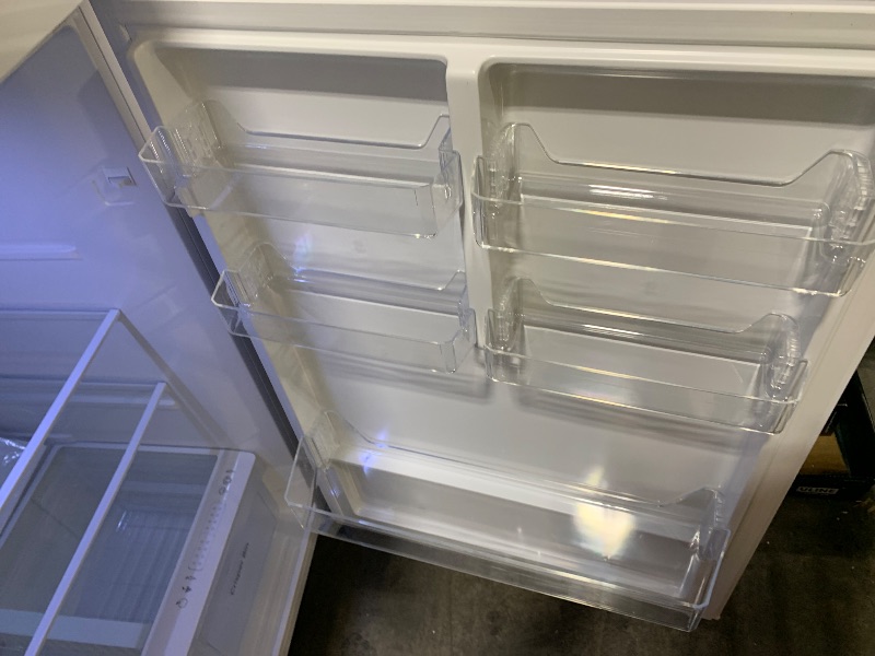 Photo 1 of Kenmore 30" 18.1 Cu. ft. Capacity Standard Refrigerator with Top Freezer, Adjustable Shelves, White CHECK `COMMENTS