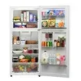 Photo 1 of Kenmore 30" 18.1 Cu. ft. Capacity Standard Refrigerator with Top Freezer, Adjustable Shelves, White CHECK `COMMENTS