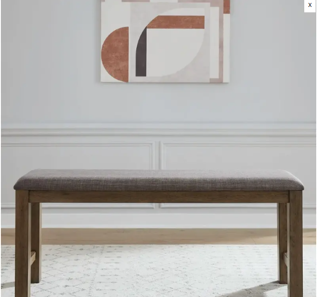 Photo 1 of 182wt-b900124 Liberty Furniture Brook Bay Upholstered Counter Bench
