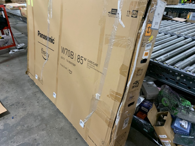 Photo 1 of Panasonic W70 Series (2025 Model) 85" LED 4K Ultra HD Smart Fire TV, Press & Ask Alexa, Apple AirPlay, HDR10+, HDMI 2.1, and Bluetooth Support - 85W70BP