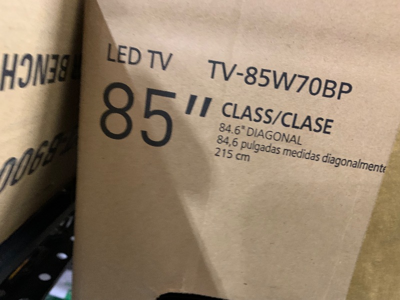 Photo 1 of Panasonic W70 Series (2025 Model) 85" LED 4K Ultra HD Smart Fire TV, Press & Ask Alexa, Apple AirPlay, HDR10+, HDMI 2.1, and Bluetooth Support - 85W70BP