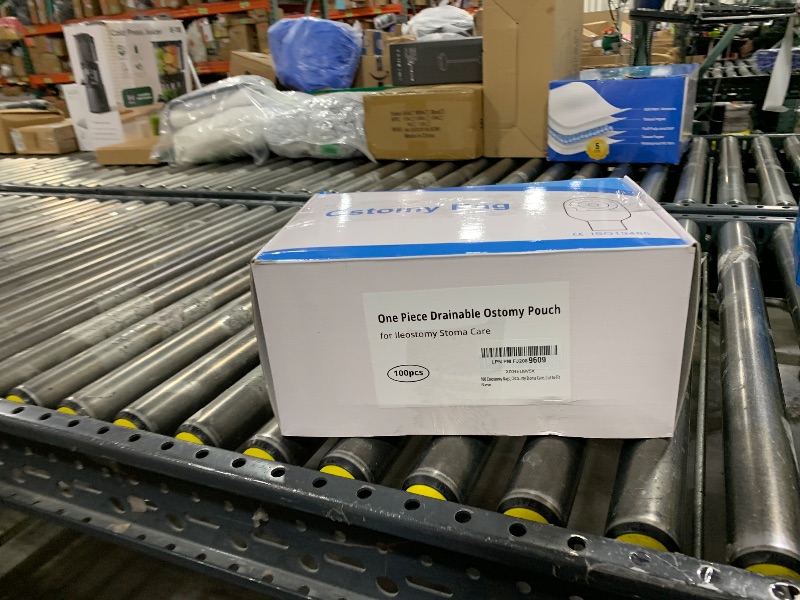 Photo 1 of 100 Colostomy Bags, Ostomy Supplies,One Piece Drainable Ostomy Pouch for Ileostomy Stoma Care, Cut-to-Fit