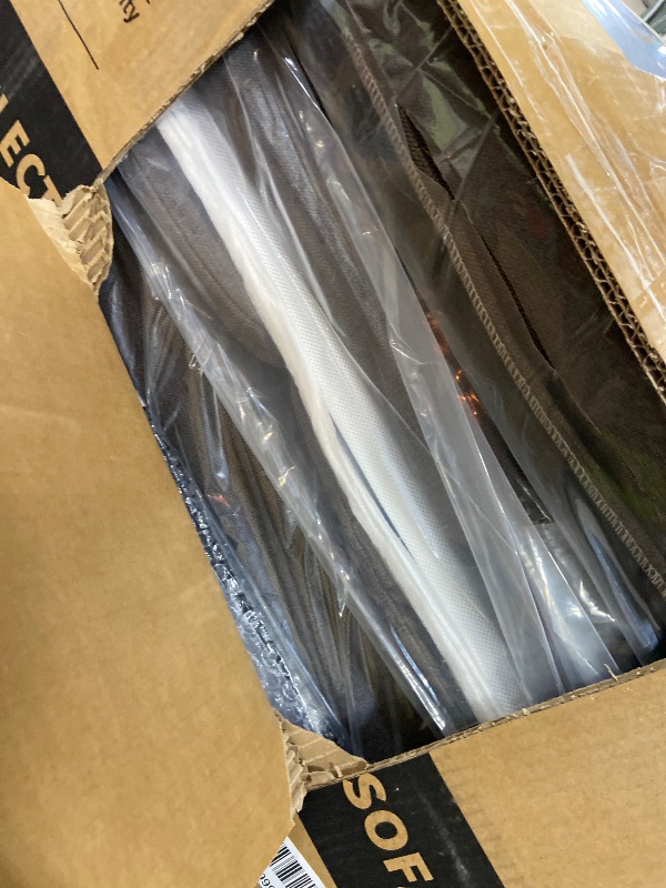 Photo 1 of Power Recliner Chair, Adjustable Electric Reclining Chair for Adults, Overstuffed Tall Back Sofa with Padded Seat, 2 Side Pockets & USB Port, Home Theater Seating for Living Room - Brown