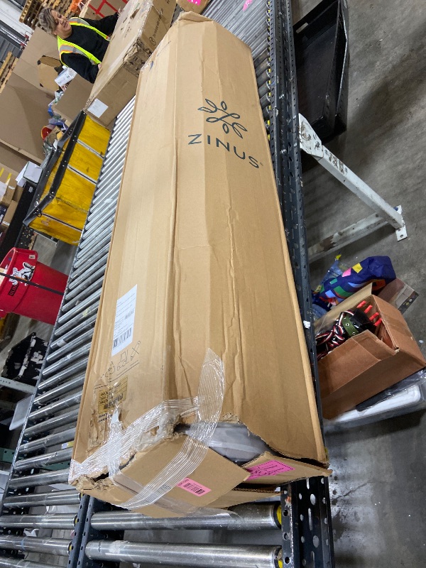 Photo 1 of Zinus Cool Support 12 Inch Hybrid Mattress, Cooling Gel Memory Foam, Heavy Duty Individually Wrapped Coils, Soothing Pressure Relief, Medium Firm Feel, CertiPUR-US Certified, Queen