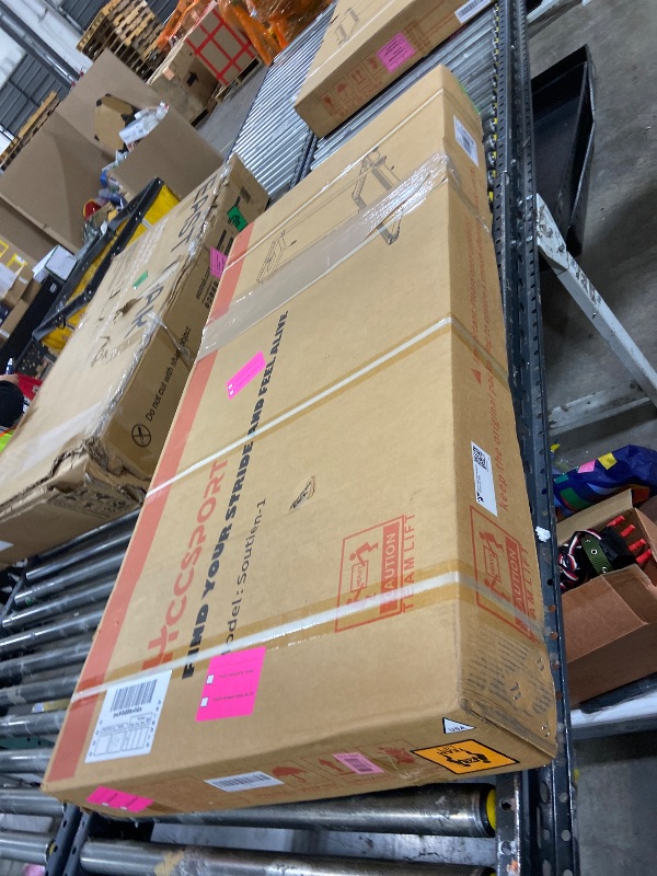 Photo 1 of Hccsport Treadmill with Incline, 3 in 1 Under Desk Treadmill Walking Pad with Removable Desk Workstation 3.5HP Foldable Compact Walking Treadmills for Home Small Office with Wristband Remote Control