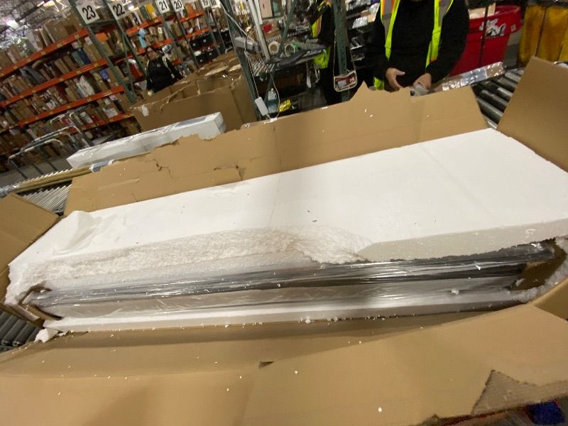 Photo 1 of WINGBO Black Industrial Ceiling Fan No Light 120", 9 Aluminum Blades, 6 Speed Remote Control, Reversible DC Motor, for Home and Commercial Use, Living Room/Shop/Warehouse