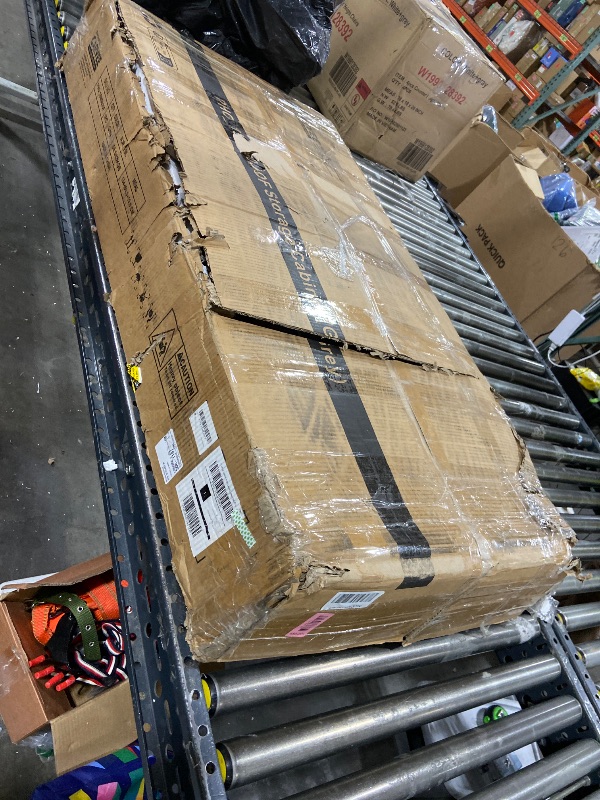 Photo 1 of Garvee Wardrobe Closet with Drawers 43.3 in Wardrobe Armoire Closet with 4 Drawers and Hanging