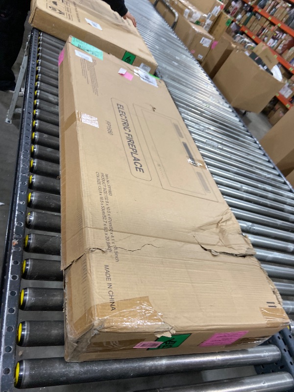 Photo 1 of Electric Fireplace 50 Inch Wall Mount Insert Fireplaces Realsmart 1500W,Fit for 2 X 6 stub,Ultra-Thin Heater Ultra-Thin with 3 Heating Modes Timer 12 Adjustable Flame Colors Touch Remote Control