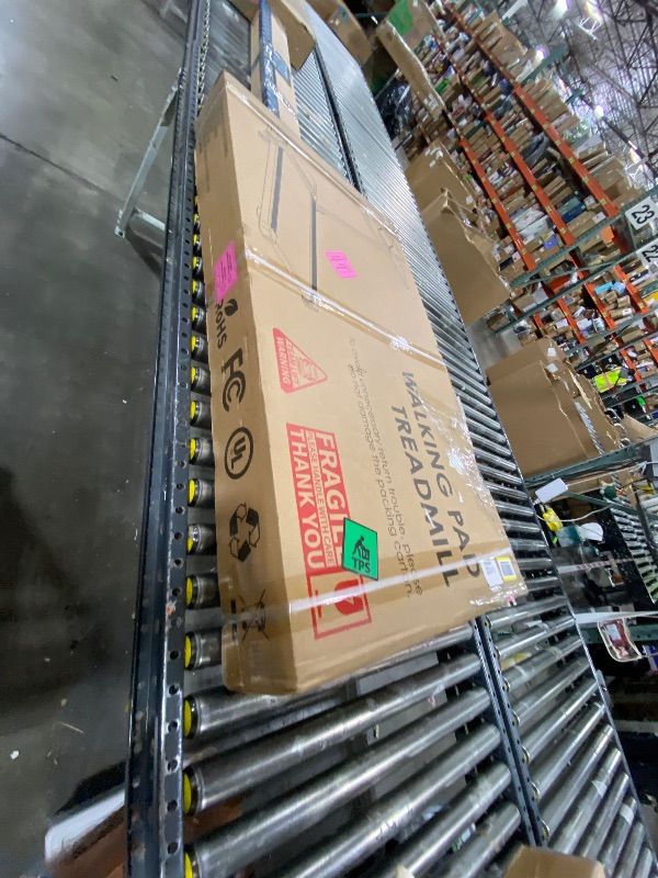 Photo 1 of Walking Pad with 12% Incline, Under Desk Walking Pad Treadmill with Handle Bar & Removable Desk Workstation, 3 in 1 3.5HP Foldable Treadmill 300lbs Capacity for Home Office with Remote Control