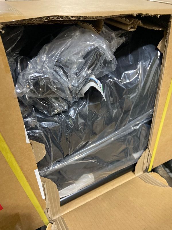 Photo 1 of Golf Simulator Enclosure 10 x 8 ft with Upgraded Dual-Layer Impact Screen, HD Projection Surface, Thick Foam Edge Padding, Safety Side Nets for Indoor Home Garage Golf Cage Practice Training