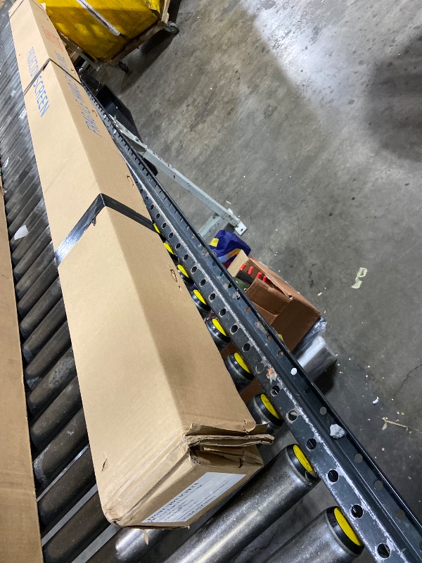 Photo 1 of 120" Motorized Projector Screen, Electric 4:3 Projector Screen with Remote Control, Indoor/Outdoor HD Movie Screen, Wall/Ceiling Mounted, Perfect for Home Office Theater TV, White
Brand: SiliBamb