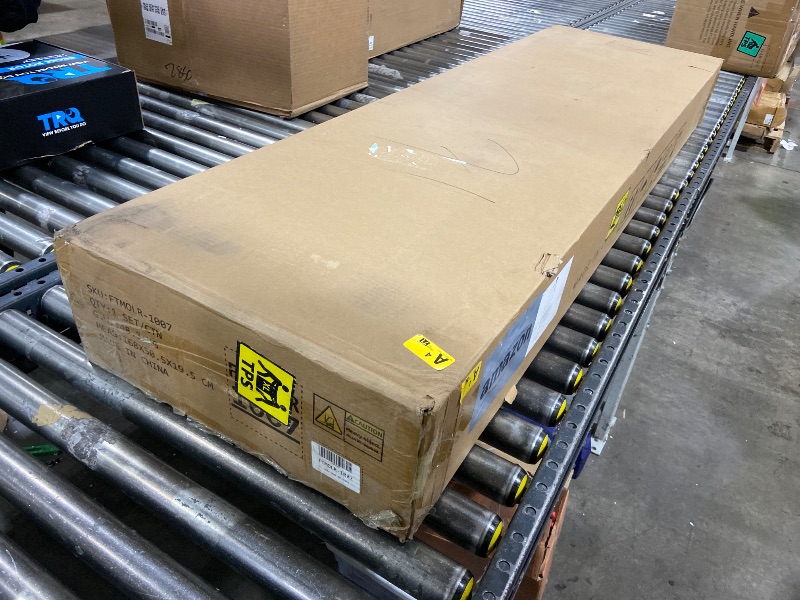 Photo 1 of **INCOMPLETE, DAMAGED***DWVO Farmhouse Sideboard Buffet Cabinet with Storage, 59" Sideboard Cabinet with Drawers & Doors, Kitchen Storage Cabinets for Dining Roo