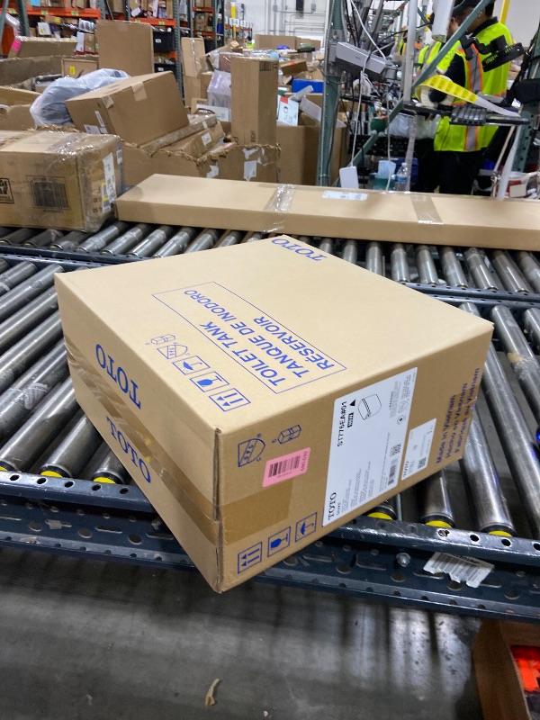 Photo 1 of TOTO Drake 1.28 GPF Toilet Tank with WASHLET+ Auto Flush Compatibility, Cotton White - ST776EA#01