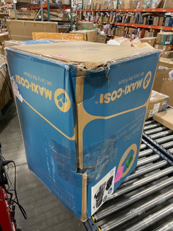 Photo 1 of Maxi-COSI Zelia Pro 5-in-1 Travel System with Mico Pro Infant Car Seat, Baby Stroller Combo, Reversible Seat, Large Wheels, Adjustable Handle, Newborn to Toddler, Lightweight, Caspian Caviar